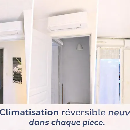 شقة Le Bleu Camargue - T3 En Duplex Classe 3 Etoiles - Clim - Arrivee Autonome - Piscine Privative A La - Parking Gratuit - Wifi Fibre - Animaux Acceptes - Ideale Famille Couple Teletravail لو غراو دو روا